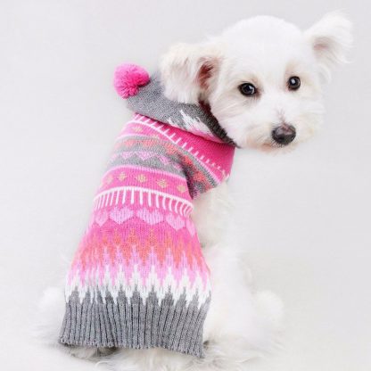 Dogbaby-Christmas-Pet-clothes-cap-ball-section-snowflakes-Sweater-Clothing-Cat-Puppy-Coat-dog-sweaters-for_18
