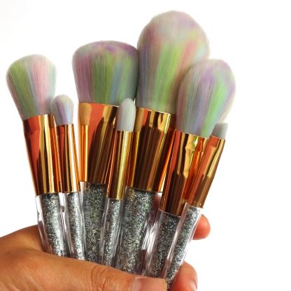 FOEONCO-7PCS-Diamond-Shape-Glitter-Powder-Handle-Unicorn-Makeup-Brushes-Set-Foundation-Eyeshadow-Blending-Makeup-Brush_11