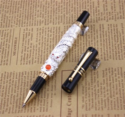 silver-JINHAO-ballpoint-Pen-School-Office-Stationery-high-quality-dragon-roller-ball-pens-luxury-business-gift_15