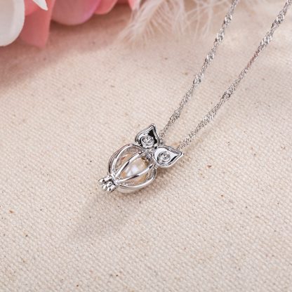 Charm Glowing Owl Pendant Necklace Cute Luminous Jewelry Choker 3 Colors Christmas Gift For Women Necklace Fashion Dropshipping 1