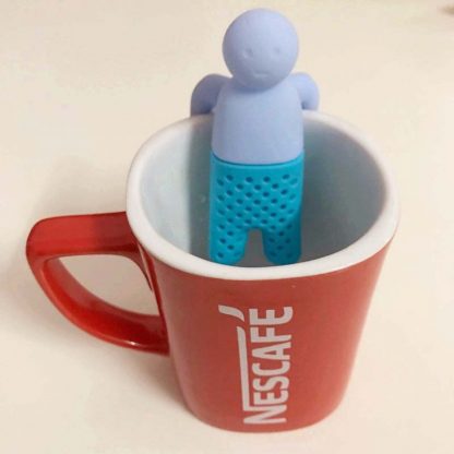 Unique Funny Life Partner Silicone Cute Tea Strainer Infuser Filter Teapot Teabags Tea Sets for Tea & Coffee Drinkware K0214 3