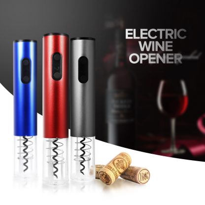Original Electric Wine Opener Corkscrew Automatic Wine Bottle Opener Kit Cordless With Foil Cutter And Vacuum Stopper 2018 New