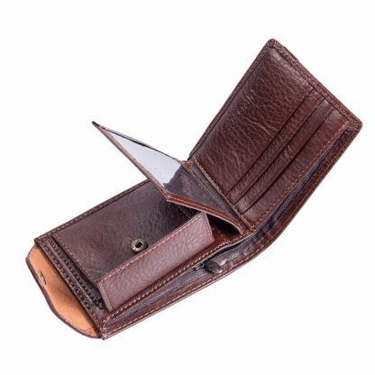 Small wallet men multifunction purse men wallets with coin pocket zipper men leather wallet male famous brand money bag 4